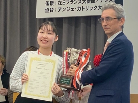 準優勝の住田真珠さん