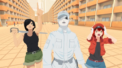 A scene from Cells at Work! VR